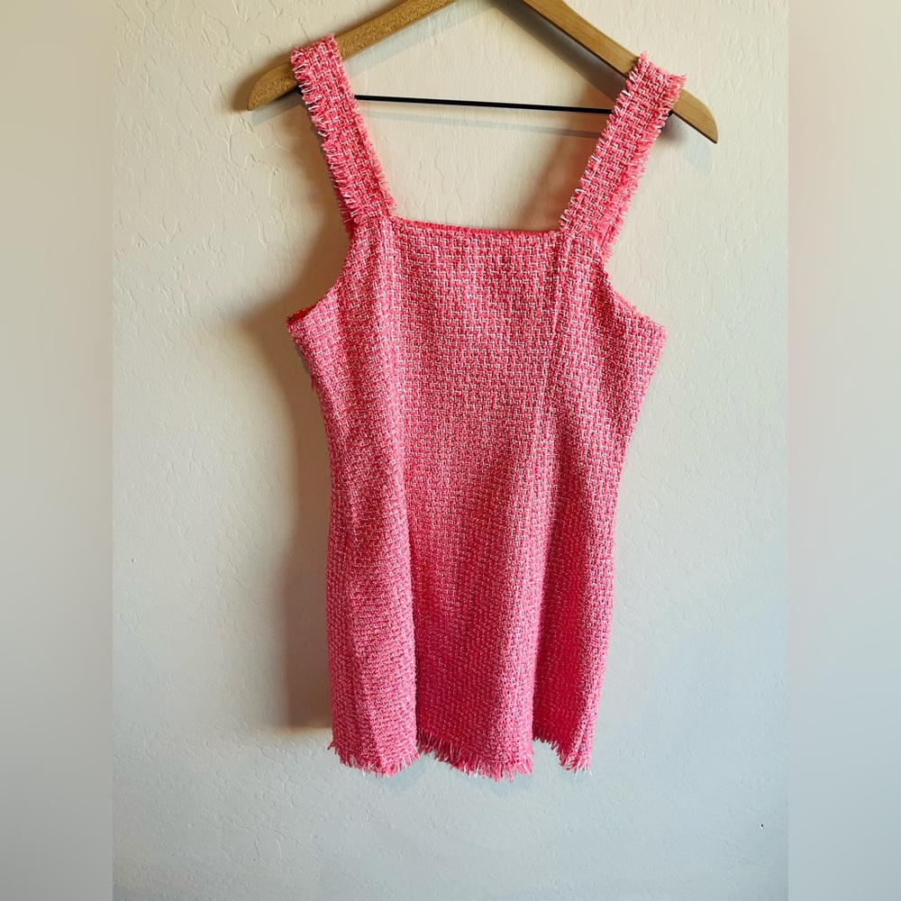 Mi Ami Women’s Coquette Barbiecore Preppy Bunch Romantic Fairy Mini Dress Size M - Picture 5 of 6